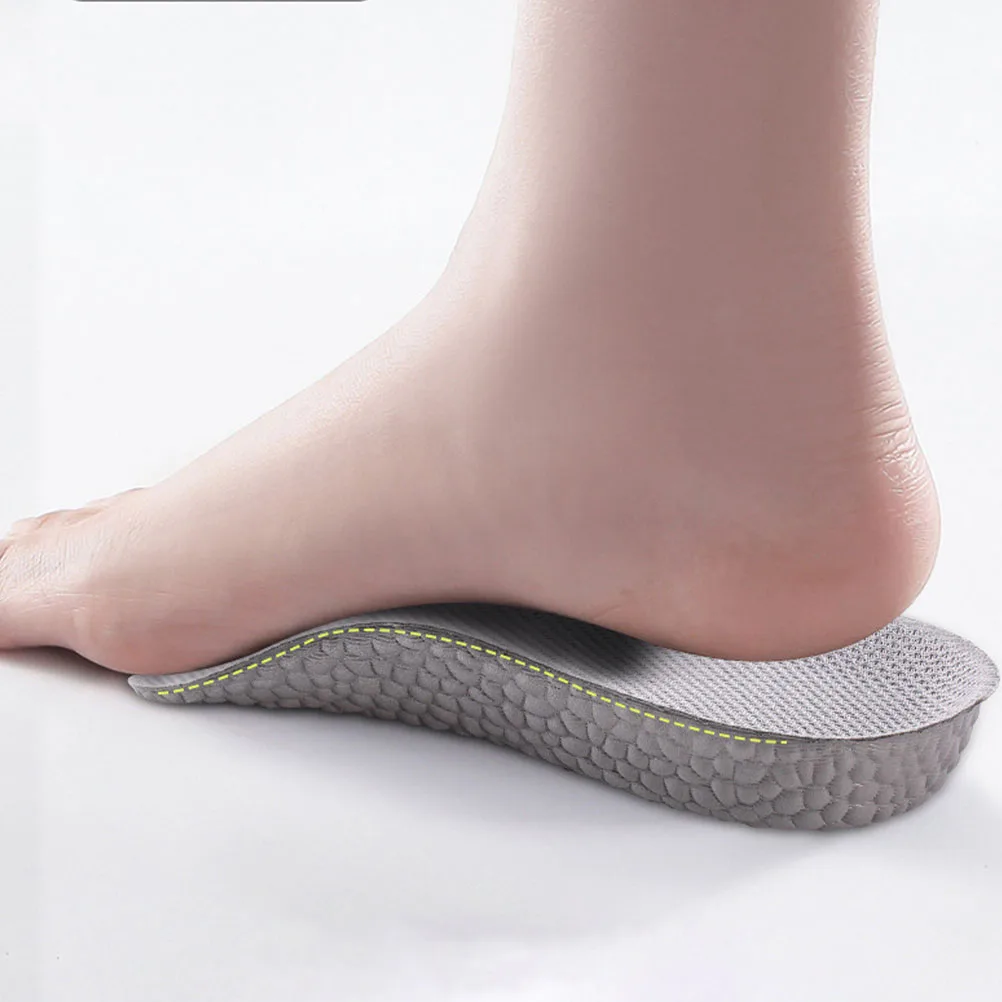 

2Pairs Inner Heightening Shoe Pads Shock-Absorbing Insoles Breathable Arch Support Soft Comfortable Height Increase Shoe Lift