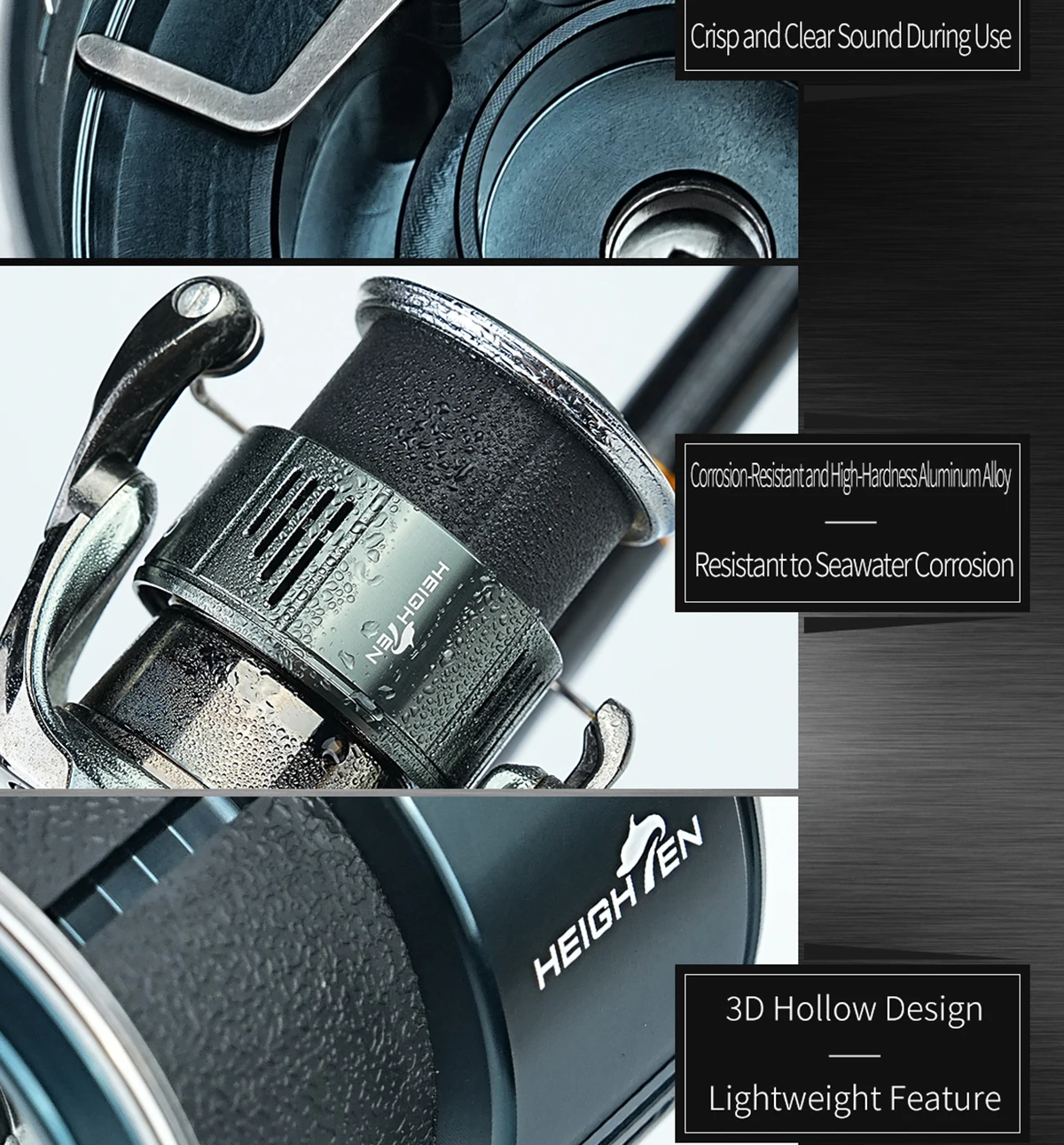HEIGHTEN Kompatibel mit 4000M C5000 Modellen, passend für Shimano Stella Twin Power Stradic 4000 Rolle - Angelzubehör – Detail 6