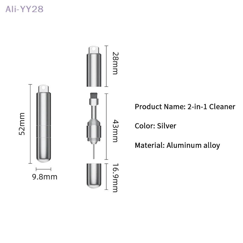 {MX} 2 في 1 أداة إزالة صينية بطاقة Sim سلسلة المفاتيح إخراج دبوس سماعات الأذن سماعة تنظيف فرشاة بطاقة استرجاع إبرة أدوات عدة #6