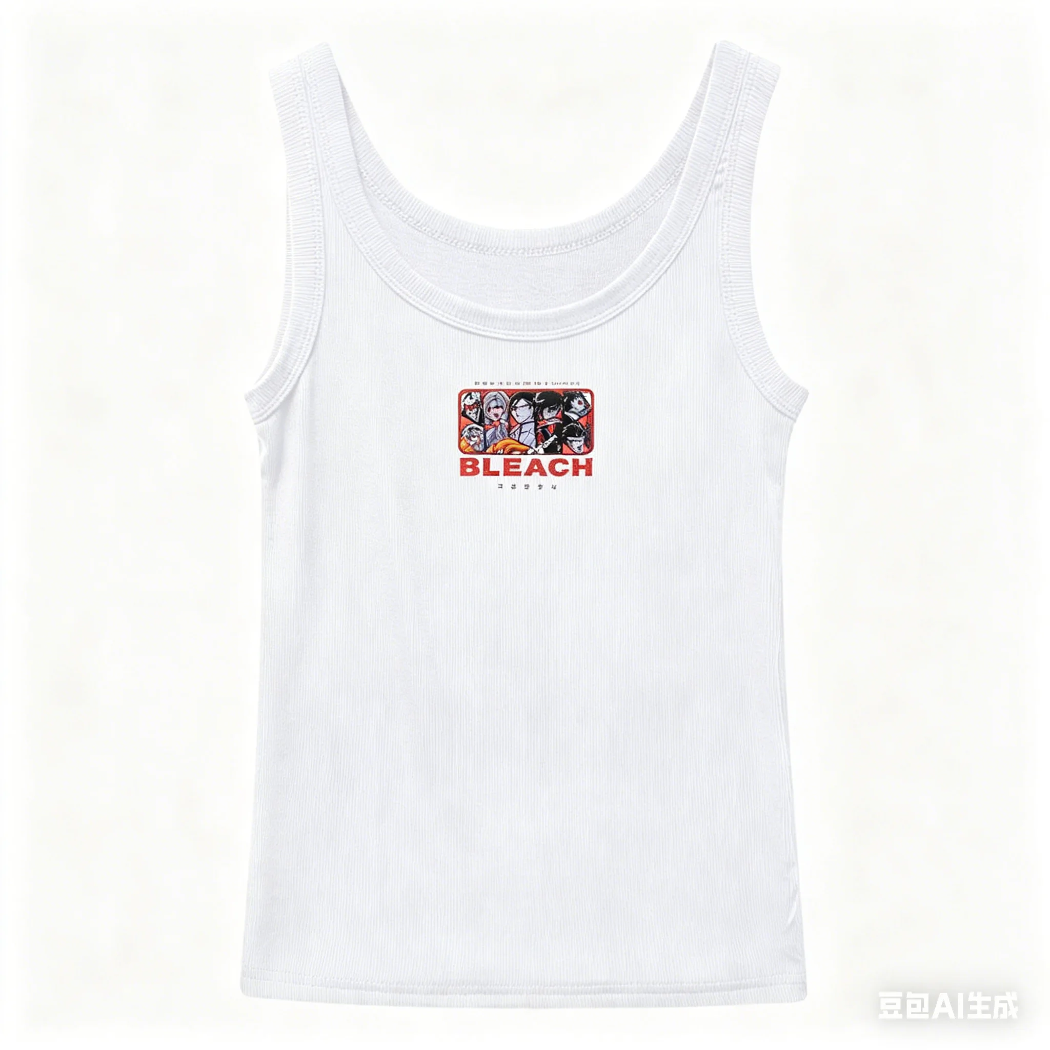 BLEACH Ribbed Tank personality Clothes New Model Anime T-shirt Plus Size Streetwear Trendy Y2k Short high quality Classic soft