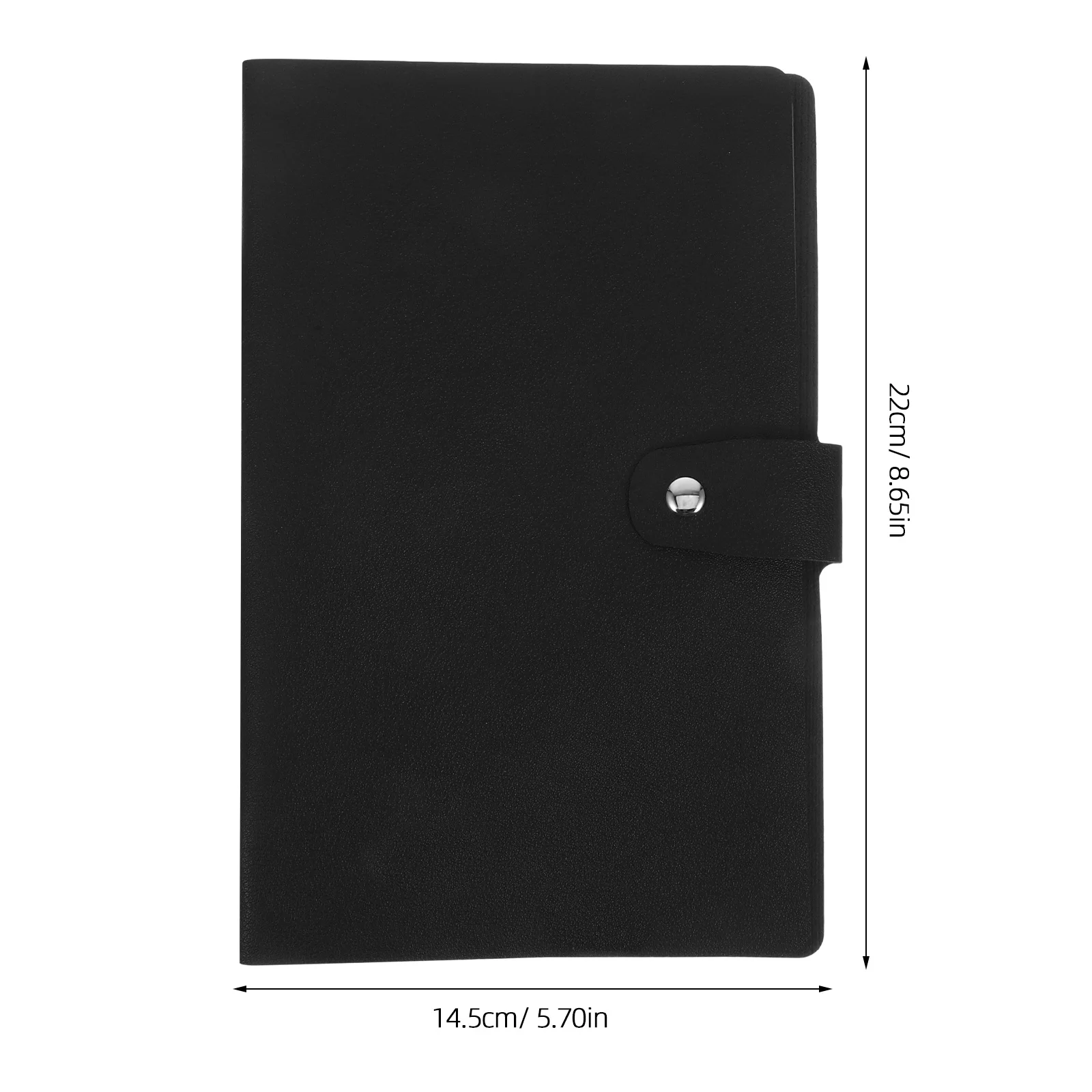 Business Checkbook Binder Invoice Organizer for Office Reusable File Storage Album Receipt Document Holder