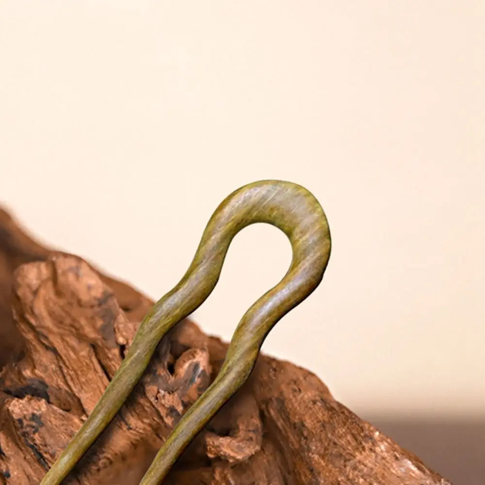 

Style Headwear Hairstyle Design Tool Cheongsam Wood Chinese Style Headwear Hanfu Hair Sticks Wooden Hairpin U Shape Hairpin