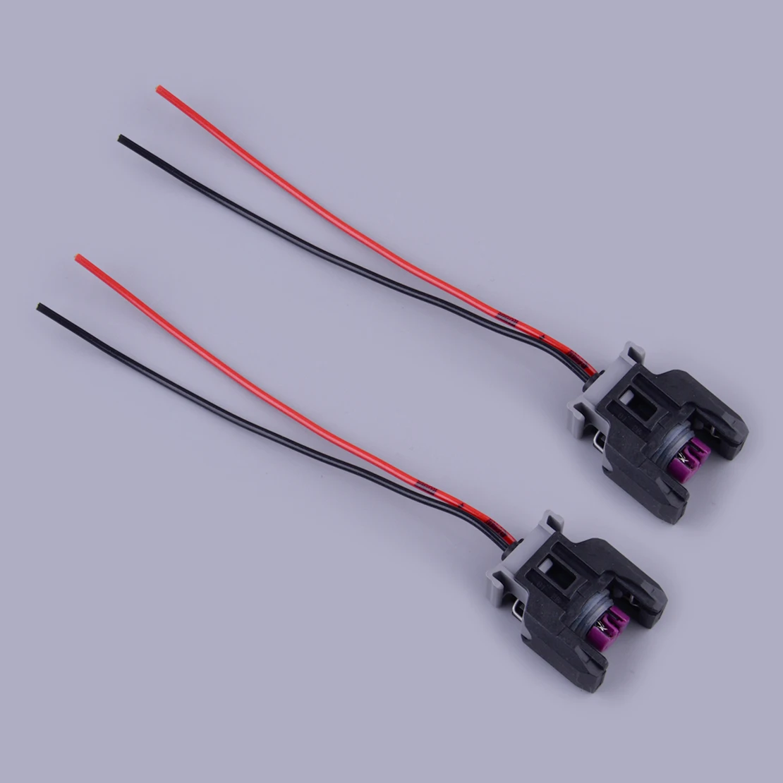 2Pcs Fuel Injection Injector Connectors Plugs Harnesses Fit for SsangYong Actyon Kyron Rexton Rodius