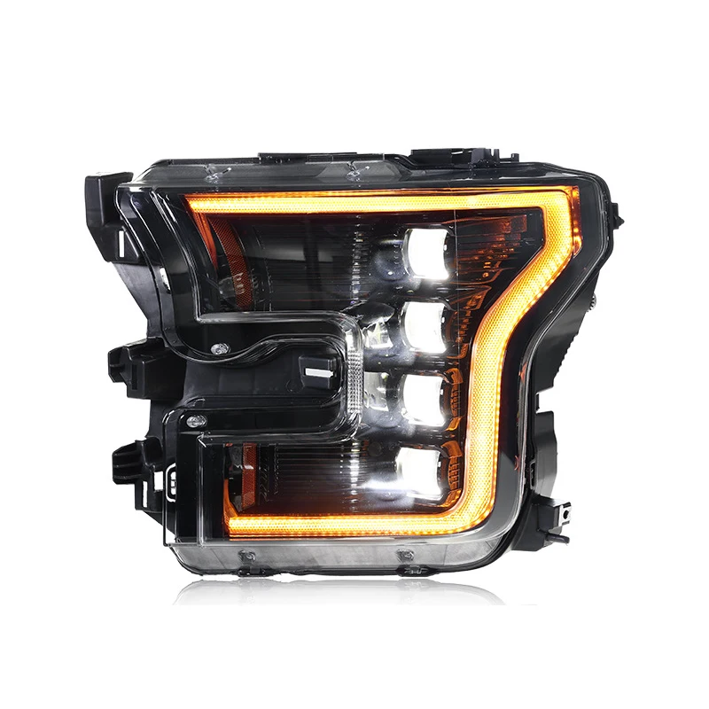 Luci auto per Ford Raptor F150 Fari 2015-2020 F-150 LED Proiettore Faro Luce di marcia diurna Accessori automobilistici