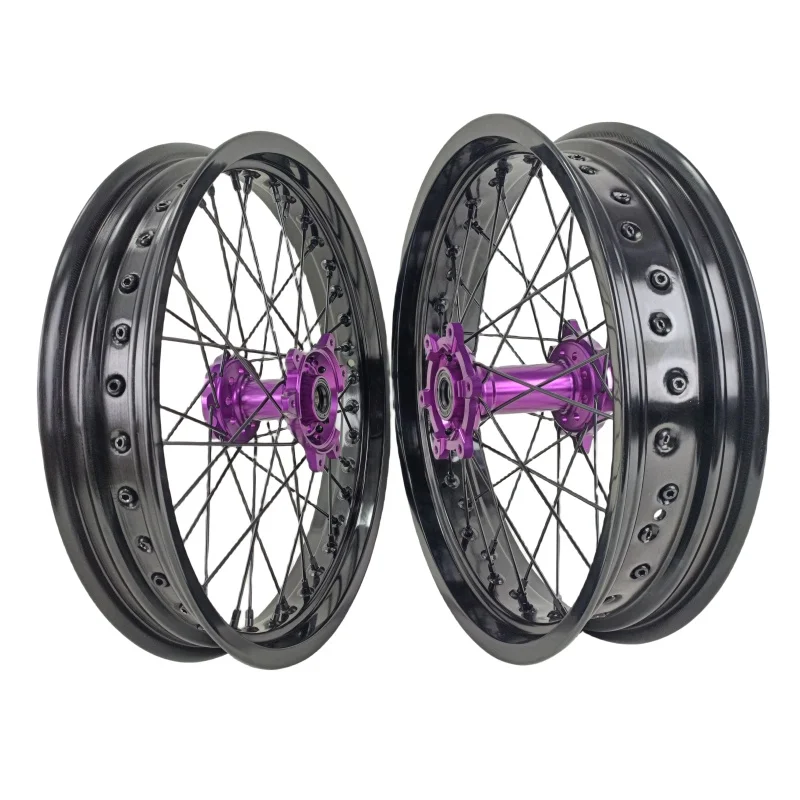 

Customized Motorcycle Wheels Electric Dirt Bike 17 Inch Supermoto Wheels Set for Sur Ultra Bee