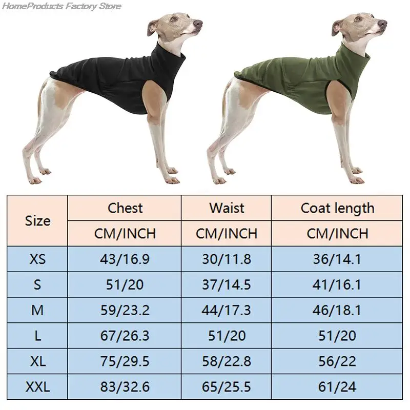 Two-legged Dog Jacket Italian Greyhound Warm Vest Greyhound Whippet Dog Pet Pullover Coat For Small Medium Big Dog Jacket