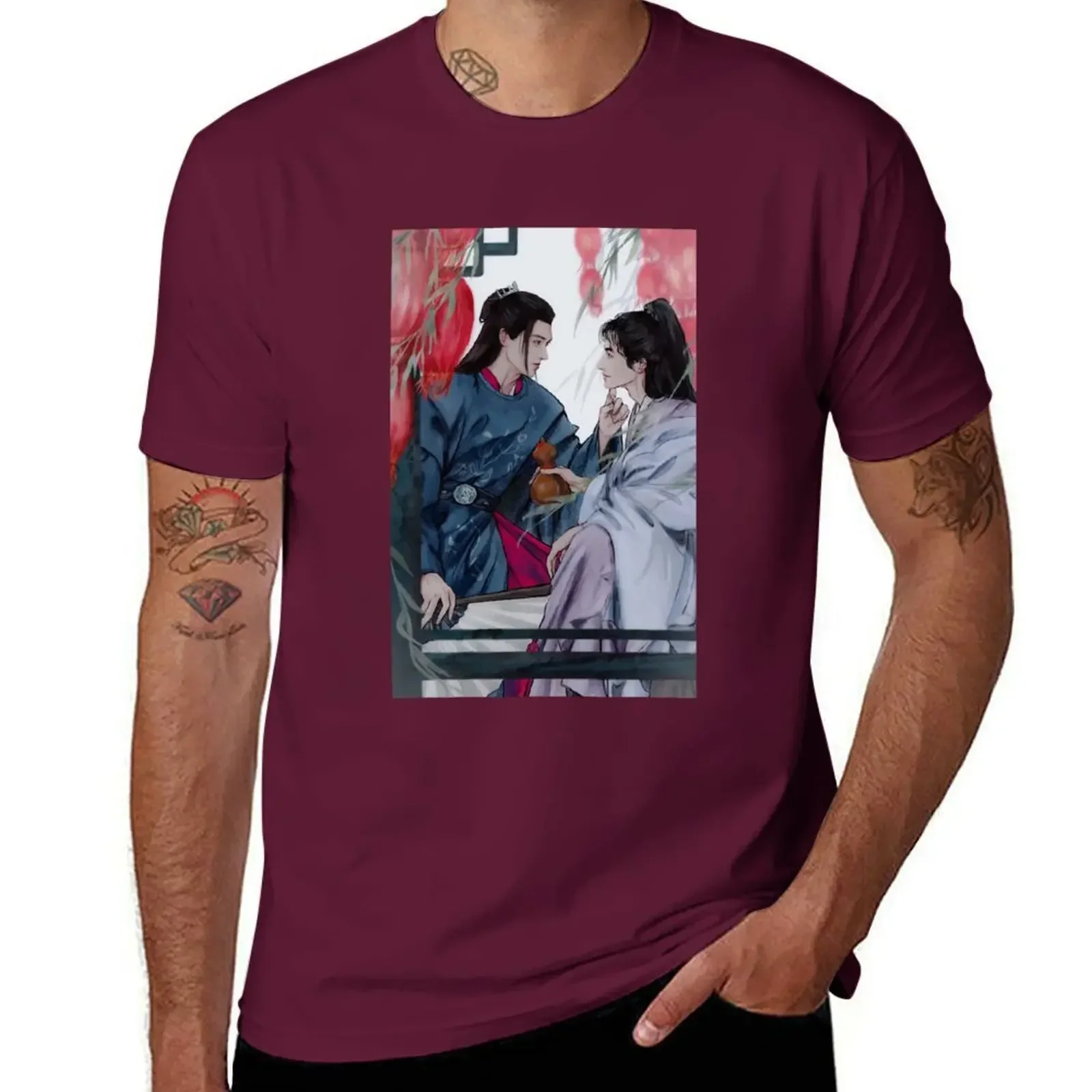 Word of Honor fanart T-Shirt heavyweights graphics for a boy korean fashion mens big and tall t shirts image 6