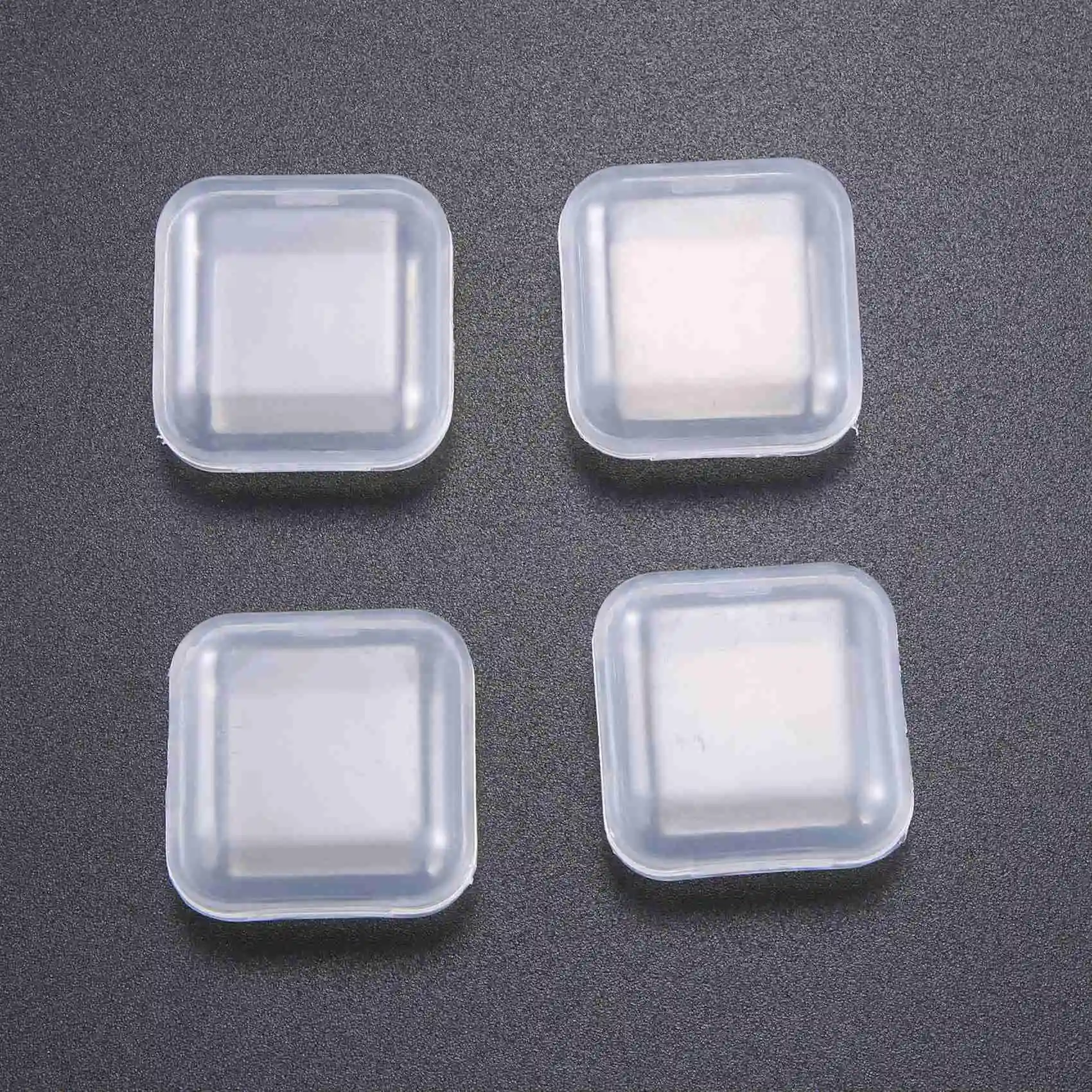 

A93Z 72Pcs Small Clear Plastic Beads Storage Containers Box With Hinged Lid For Storage Of Small Items Crafts Hardware