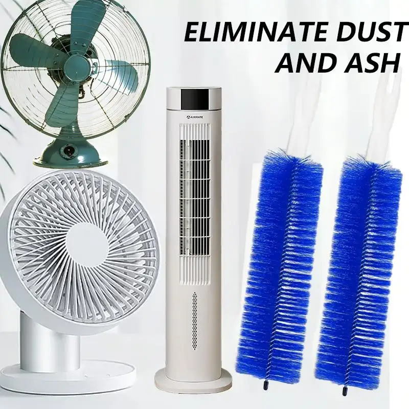 Fan Cleaning Brush With Dense Flexible Bristles High Efficiency Dust Removal For Home Fan Air Conditioner  Cleaning