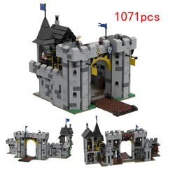 Spot MOC-194959 Small Particle Assembled Medieval Castle Architecture Series Building Blocks Puzzle Gift Toy Model Ornament