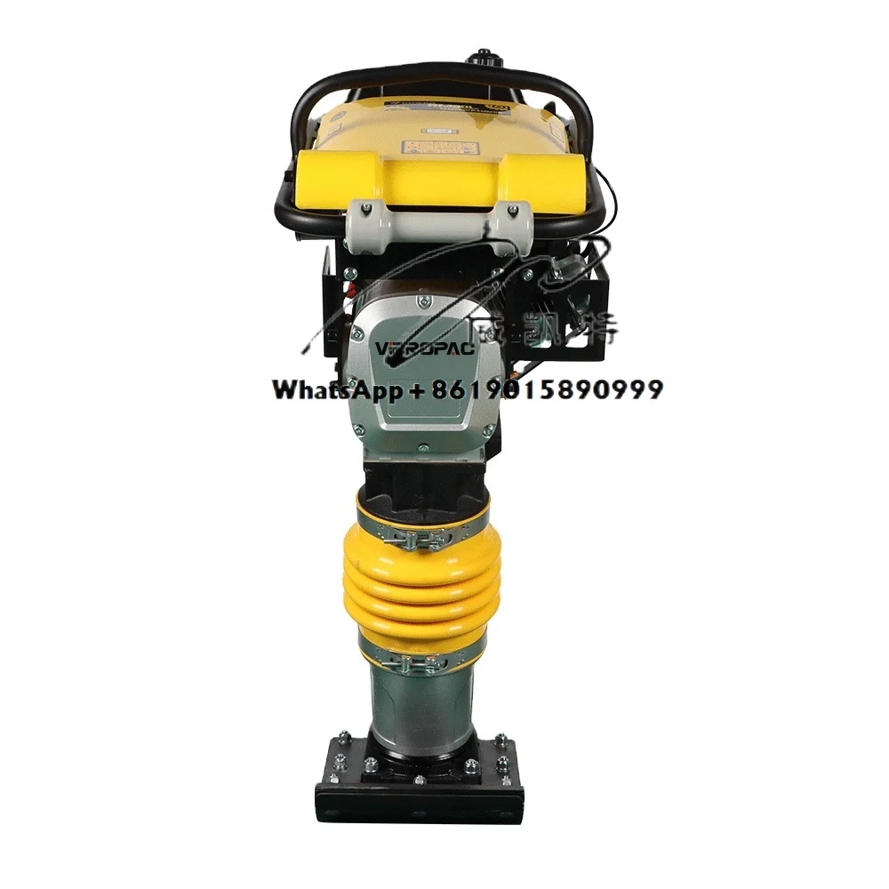 

VIBROPAC Factory 5.5hp 6.5hp Rammer Compactor Vibratory Earth Tamping Rammer With Chinese Petrol Engine