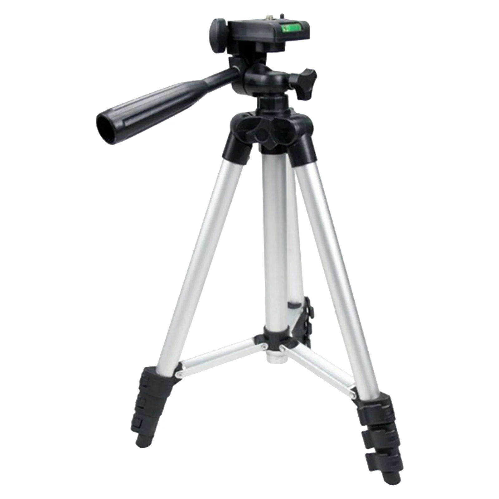 Tripé giratório ajustável de 360 graus, suporte telescópico de 5 estágios de liberação rápida para câmera dslr, filmadora, telefone, tablet