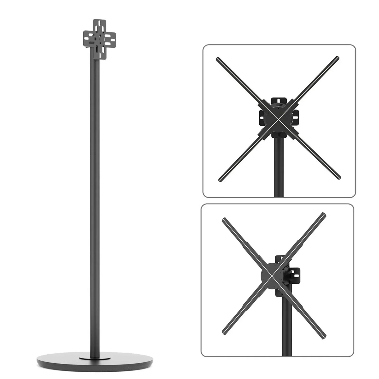 3D Holographic Fan Stand Universal Lifting Holographic Fan Support Advertising Machine Bracket