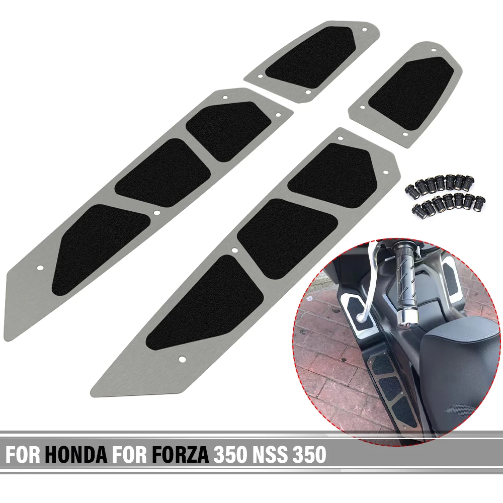 

For Honda For Forza 350 NSS350 NSS 350 For Forza350 Motorcycle Accessories Footrest Footboard Step Footpad Pedal Plate Foot Pegs