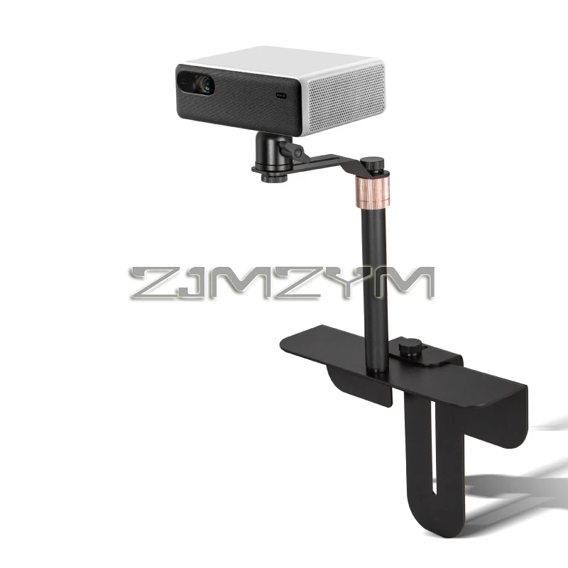 Multi-application Projector Stand for Sofa Bed Aluminum Alloy Thick Metal Base Adjustable Track Moveable Support Holder Bracket