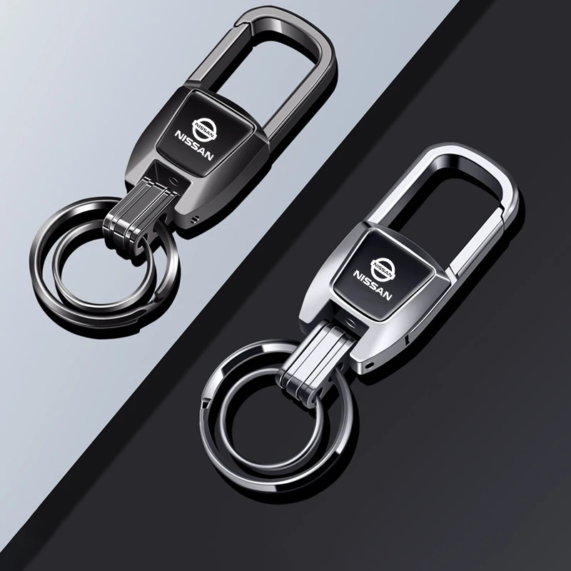 Alloy for Nissan Car Logo Keyring 2026 Fashion Key Chain Gift X-Trail Qashqai Tiida Teana Livina NV200 NP300 Sentra Altima Versa