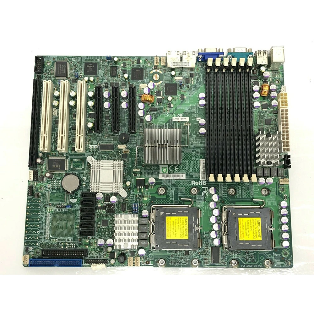 Placa base para placa base Supermicro X7DCL-I LGA-771 DDR2
