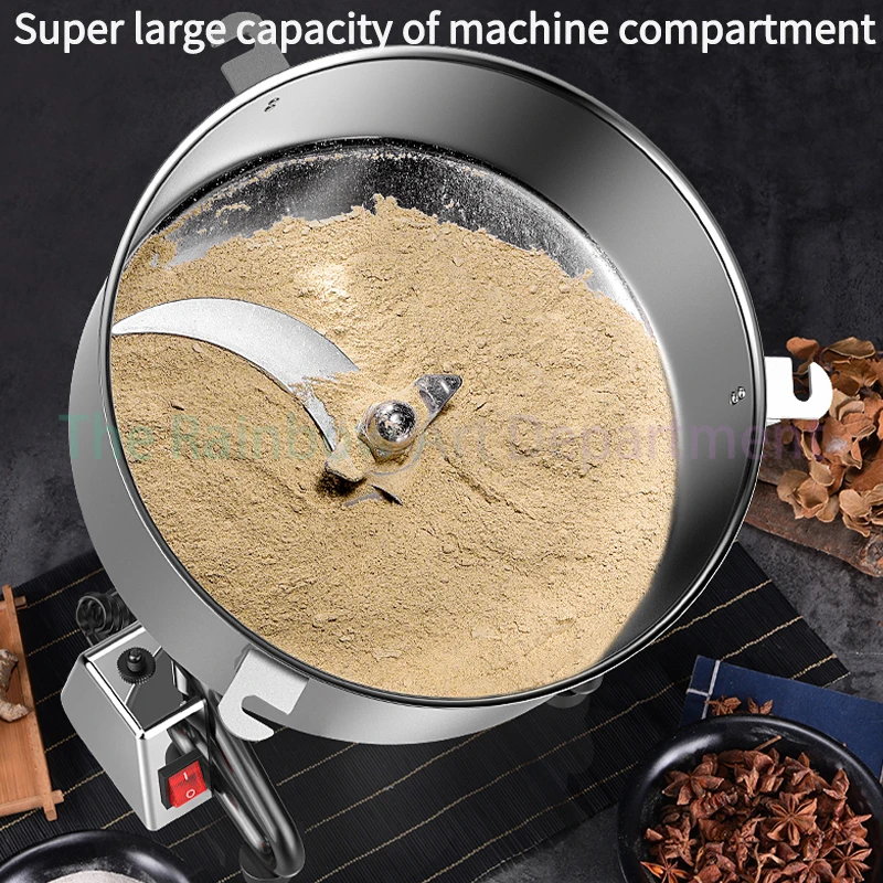 3000G 403 Stainless Steel Grinder Machine Large-scale Crusher Household Mill Commercial Powder Ultra-fine Grinding Machine Mill