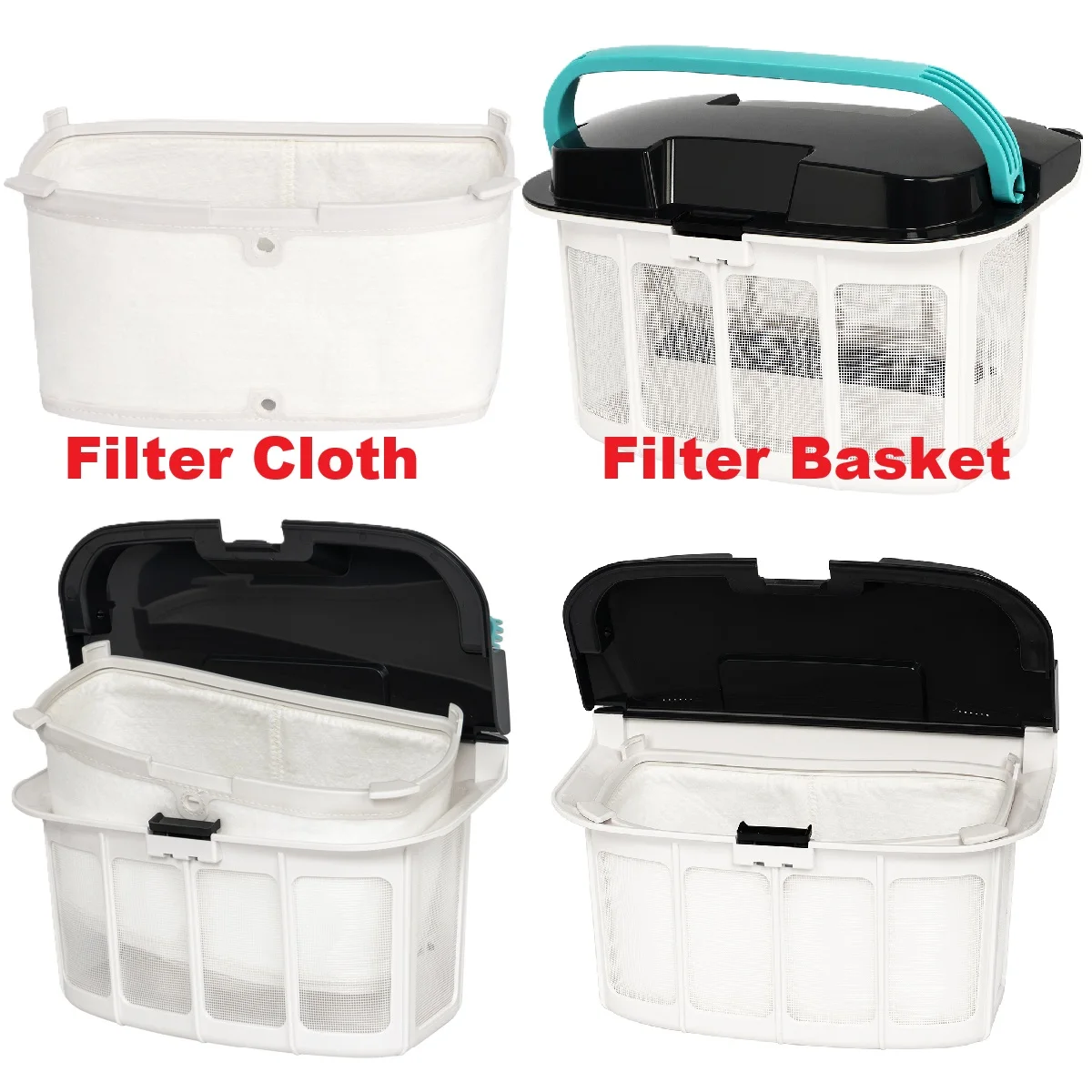 Scuba X1 Ultrafeines Filtertuch & Filterkorb für Aiper Scuba X1 / Scuba X1 Pro Roboter-Poolreiniger – Detail 1