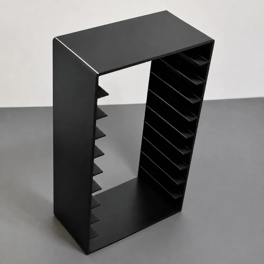 Up To 10 Tapes Cassette Tape Holder Large Capacity Space Saving Audio Cassette Tape Rack Universal Stackable