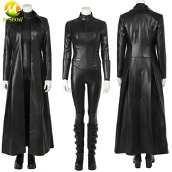 Underworld Blood Wars Cosplay Selene Costume Luxious Faux Leather Jacket Jumpsuit Vampire Selene Outfit for Halloween