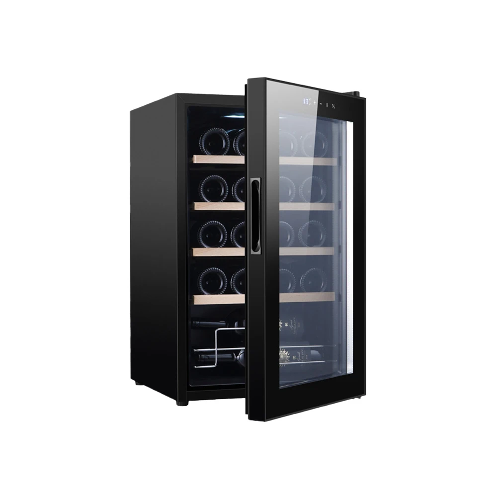 Vertical Shelf Wine Fridge Mini Slim Small Electric Thermostat Red Wine Cooler Barrel Wine Refrigerator