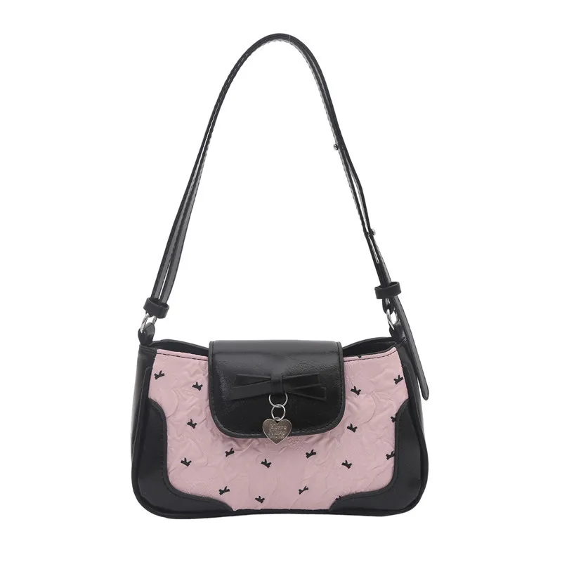 حقيبة إبط عصرية مزخرفة - تصميم نسائي عصري بعقدة على شكل فيونكة، كتف واحد/حفلة كروس للاستخدام اليومي #6