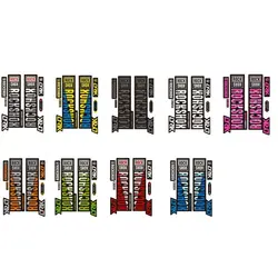 Front Fork Sticker Mountain Bike Bicycle Front Shock Absorber Color Change Waterproof Sticker New
