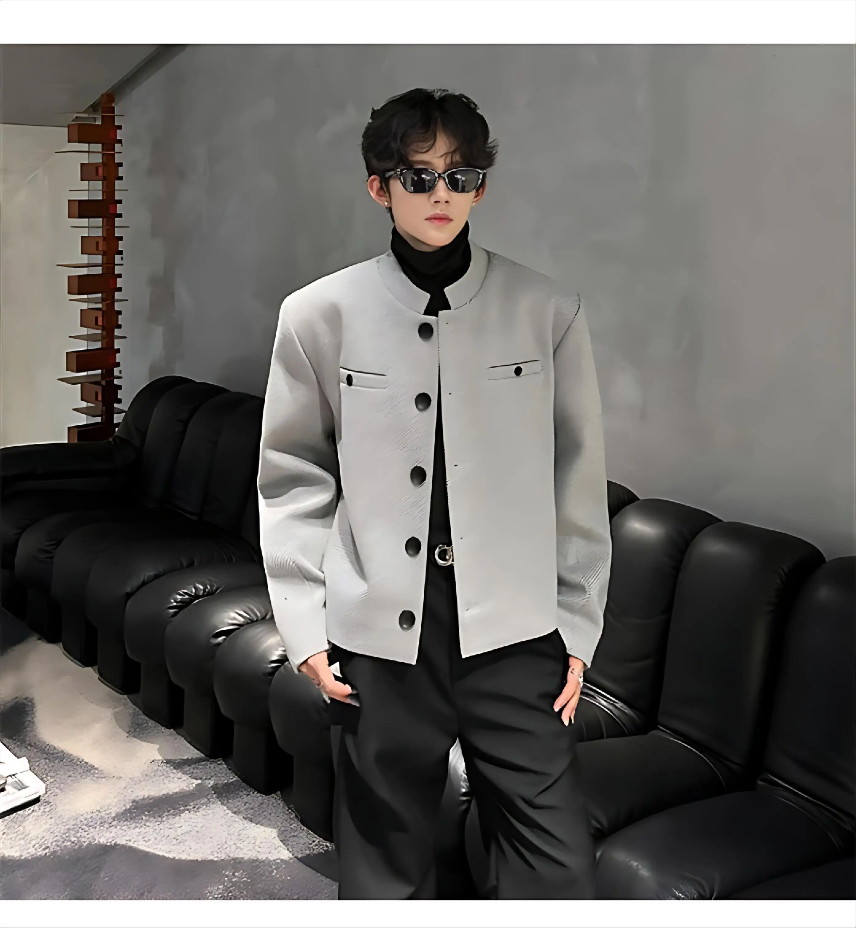 

Мужская куртка из шерстяной смеси, серая, для пчеловодства, изучения пчел, меда, пчелиных ульев, природы, науки, знаний, образования, исследований, наблюдений