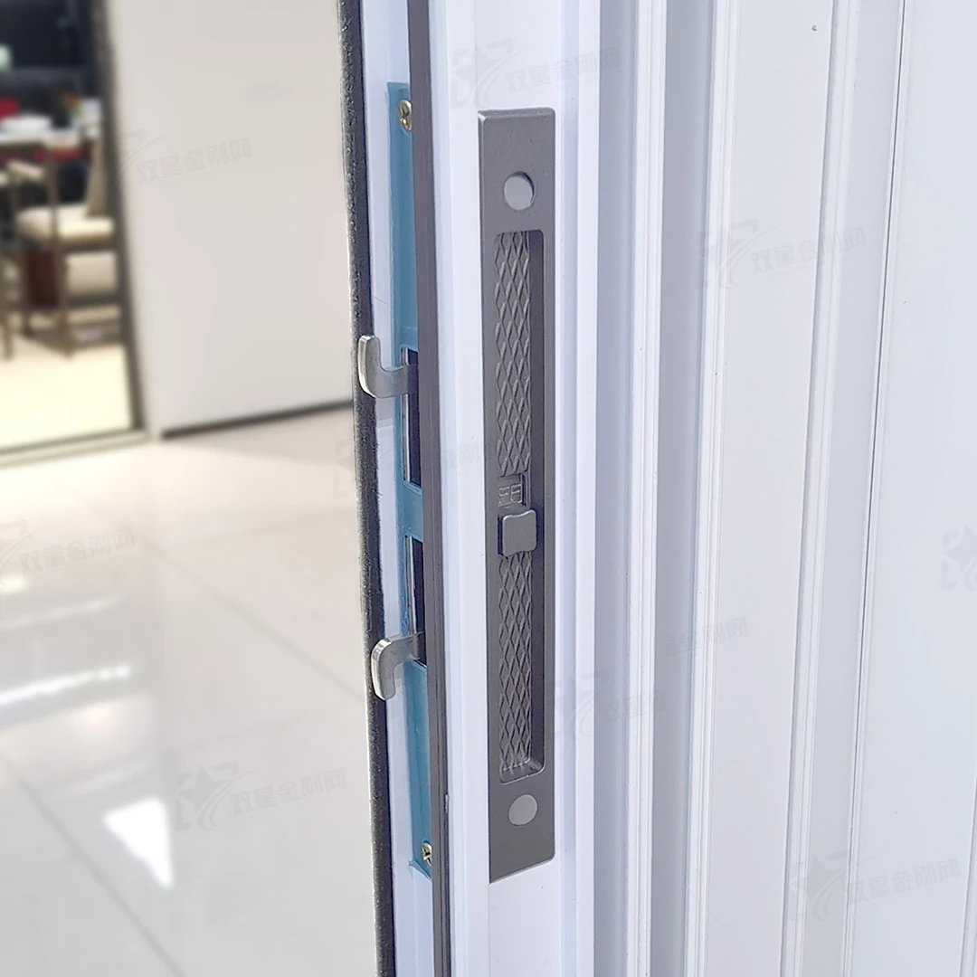 Serratura in lega di zinco: porta con schermo pieghevole di qualità premium per una sicurezza durevole