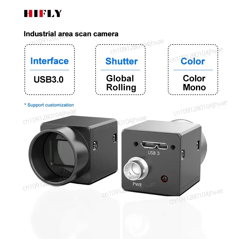 

In Stock HIFLY IMX273 249.1fps 1/2.9" USB3.0 1.6MP Global Shutter SDK Industrial Camera for Inspection
