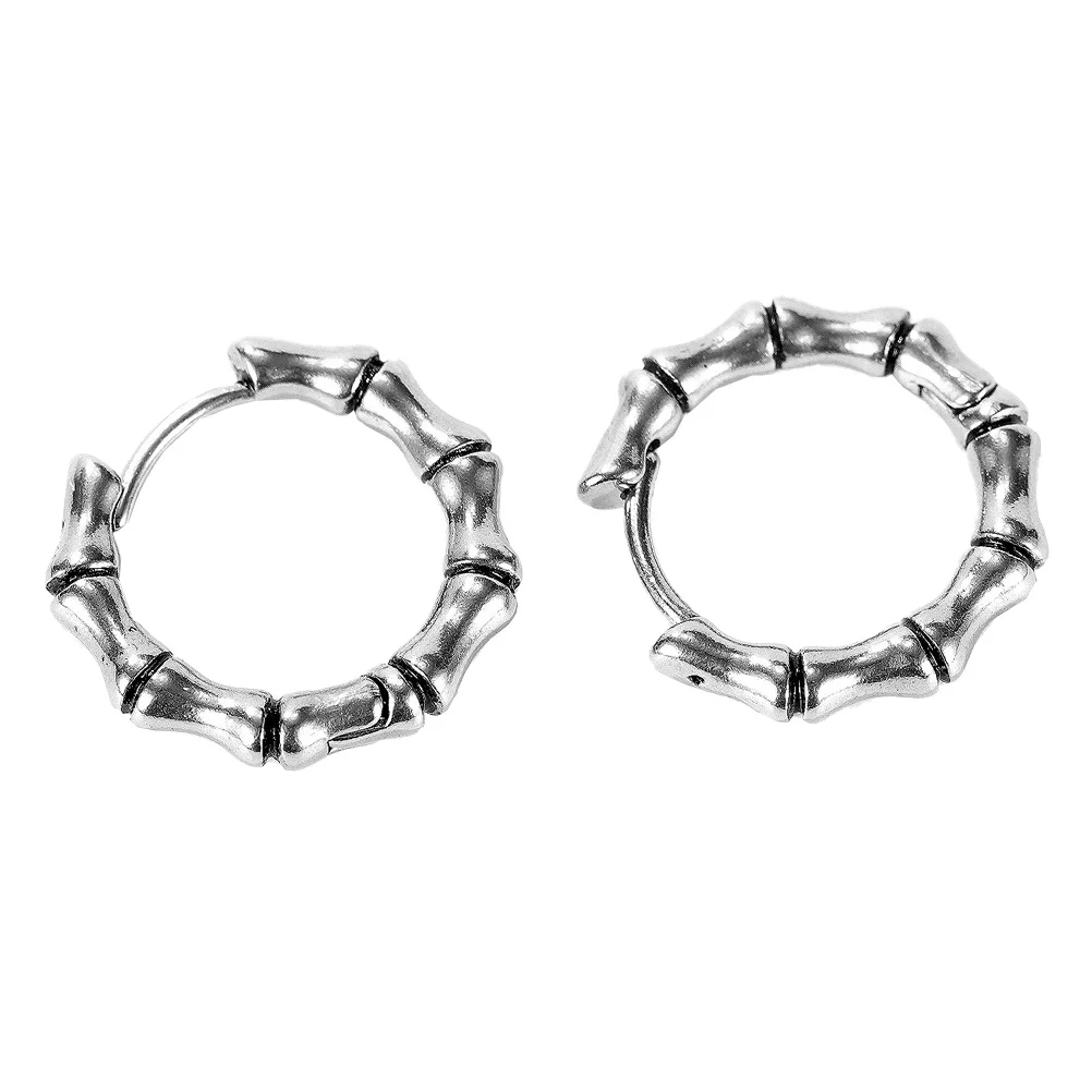 

Titanium Steel Earrings Fashion Male Jewelry Cross Design Unique Ear Accessories Hip Hop Earbob Stylish Eardrop