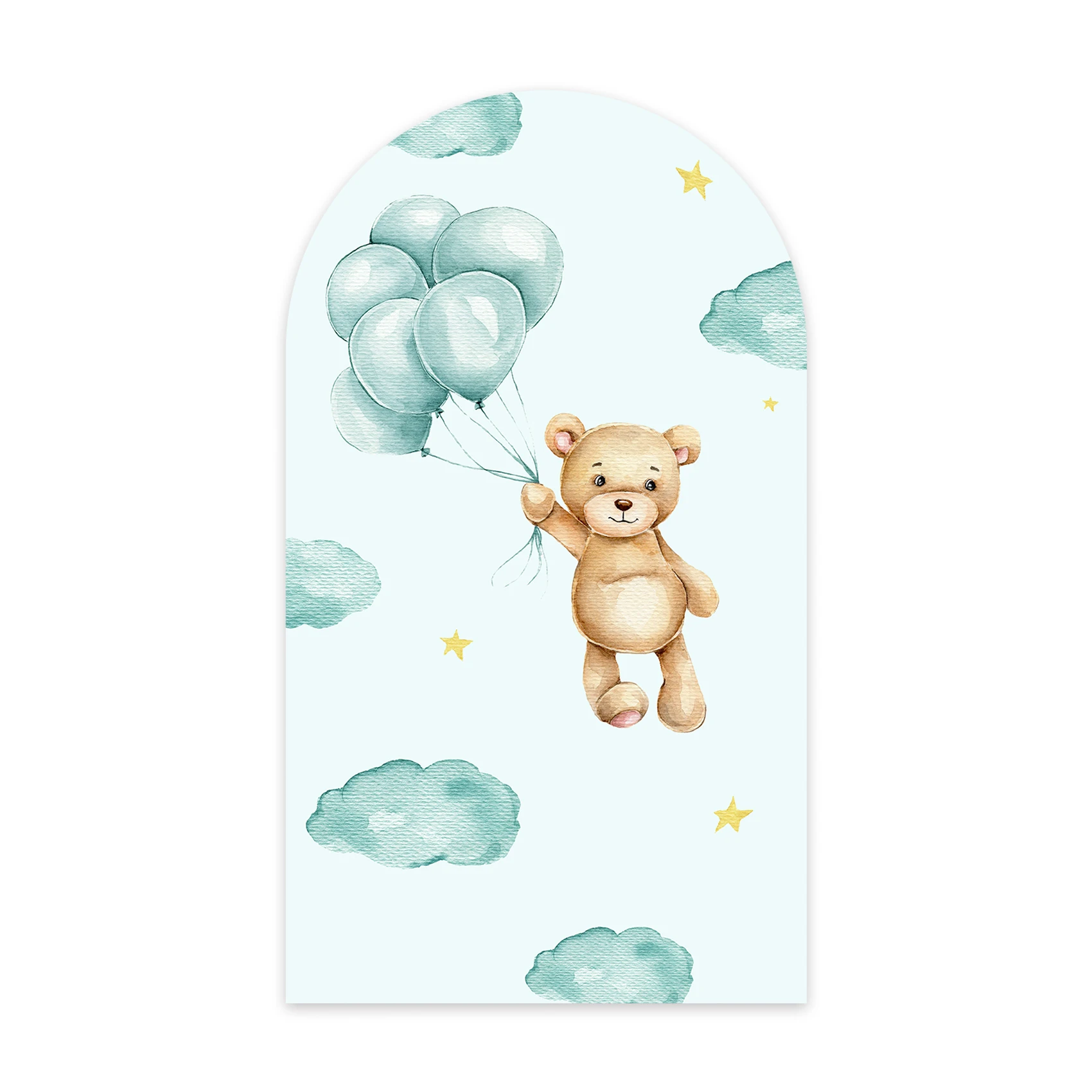 أغطية خلفية لقوس البالون الساخن ، قماش مطاطي ، مرن وقابل للغسل ، ديكور حفلة عيد الميلاد ، أغطية ثنائية الطبقة