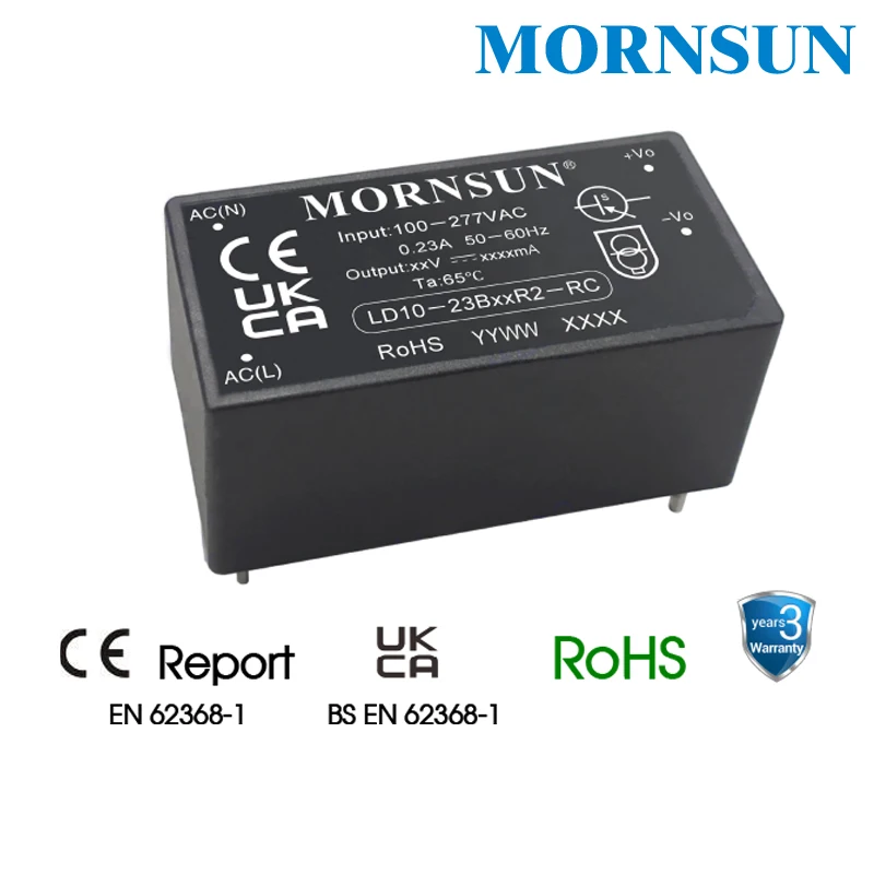 Mornsun Ac/Dc Converter Ld10-23Bxxr2-Rc Series 10W, AC-DC Converter