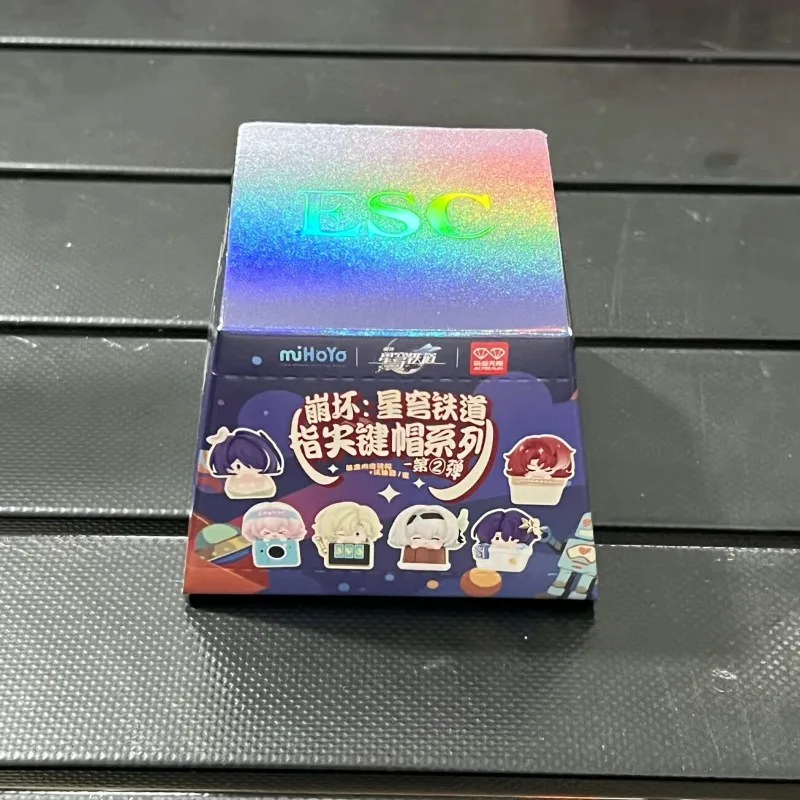 Mihoyo V2 Keycap Honkai Star Rail Caja Sorpresa Juguetes Figura de Acción Anime Muñeco Coleccionable Adornos