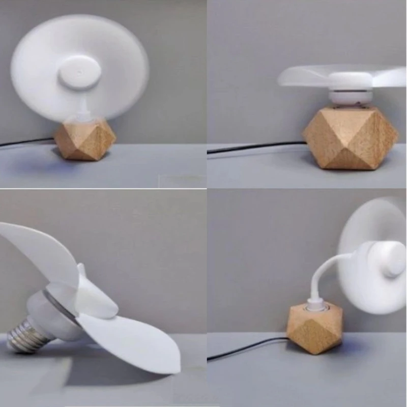 10 واط مروحة تبريد صغيرة E27 المسمار مروحة سقف المنزل سطح المكتب مروحة كهربائية للمطبخ غرفة نوم عنبر غرفة المعيشة دروبشيبينغ