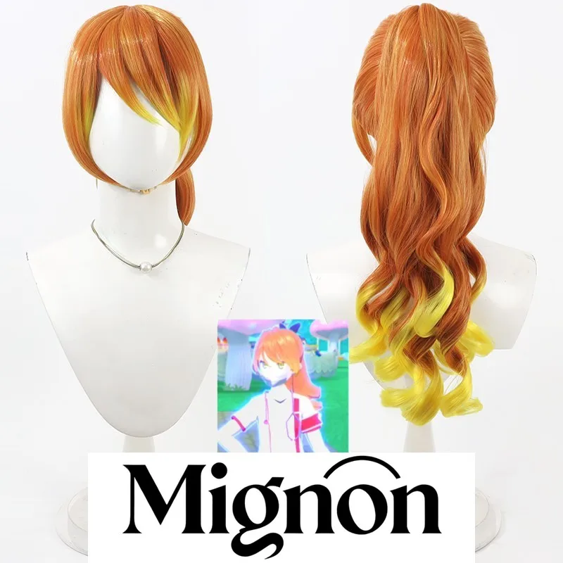 

Mignon Compass Combat Talent Analysis System Cosplay Wig Simulated Scalp Gradient Curly Ponytail