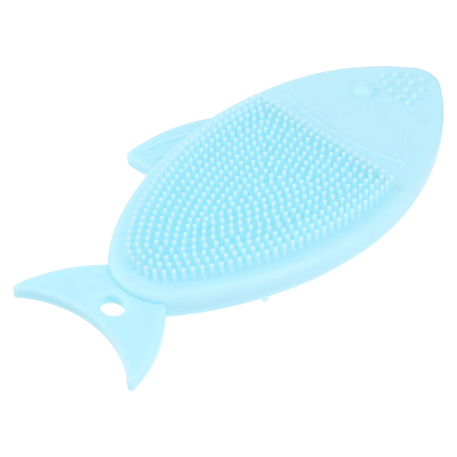 

Fish Shaped Massage Brush Body Bathing Silicone Hairbrush Shower Scrubber Baby Bath Face Tool Cleaning Brush Home Essentials
