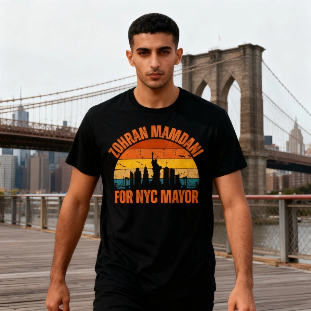 Zohran Mamdani for NYC Mayor Funny Cool Trendy Progressive T-Shirt Men Women Daily Life Casual Cotton Shirt Creative Design Tee