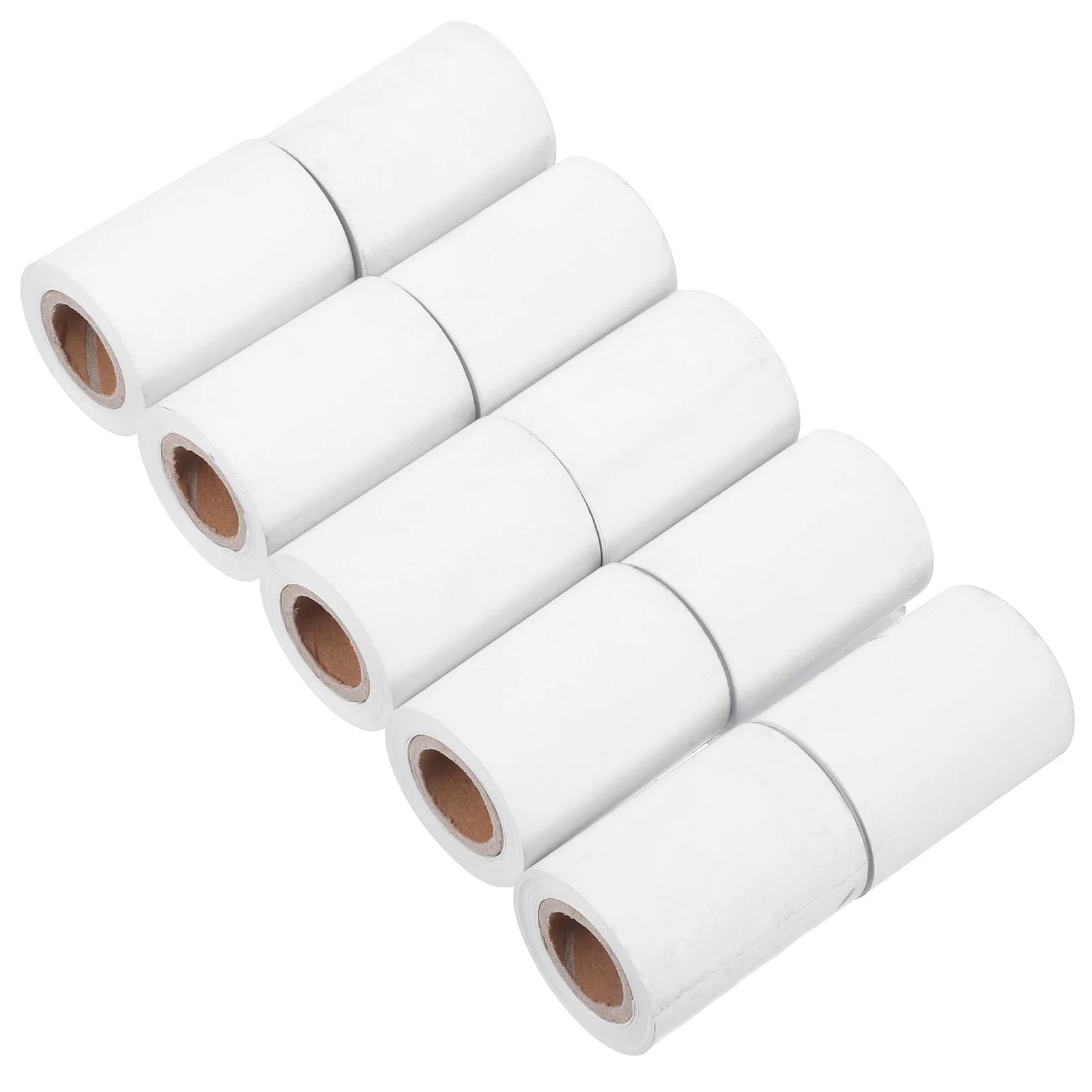 10 قطعة لفات الورق الحرارية لطابعات الإيصالات السوبر ماركت متاجر الراحة واضح طباعة ماكينة تسجيل المدفوعات النقدية لفة ورق #3