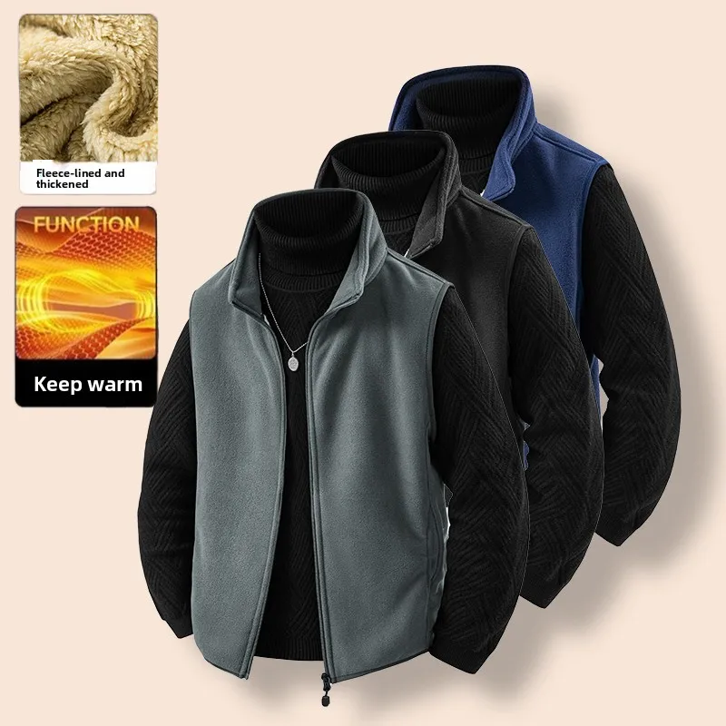 سترة بسيطة بياقة واقفة كاجوال وعصرية بلون سادة سترة مبطنة بالقطن دافئة للخريف والشتاء في الهواء الطلق سترة قطنية #5