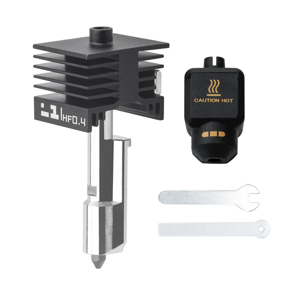 Bambu Lab Compatible HF High‑Flow Hardened Steel Removable Hotend Nozzle for H2D H2S P2S X2D 3D Printers, High‑Precision 3D Prin