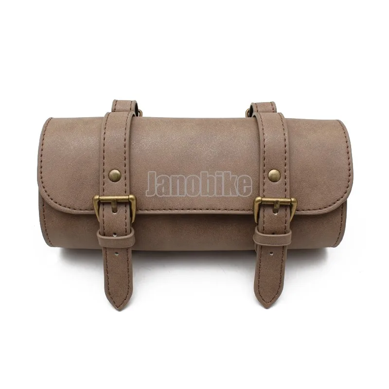 Motorcycle Universal Bag Saddlebags PU Leather Front Fork Tail Tool Bag Luggage For Harley  Sportster CM300 500