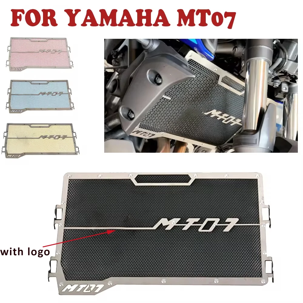 For Yamaha MT-07 MT07 FZ07 2014 - 2022 2021 2020 Motorcycle Accessories Radiator Guard Protector Grille Grill Protective Cover