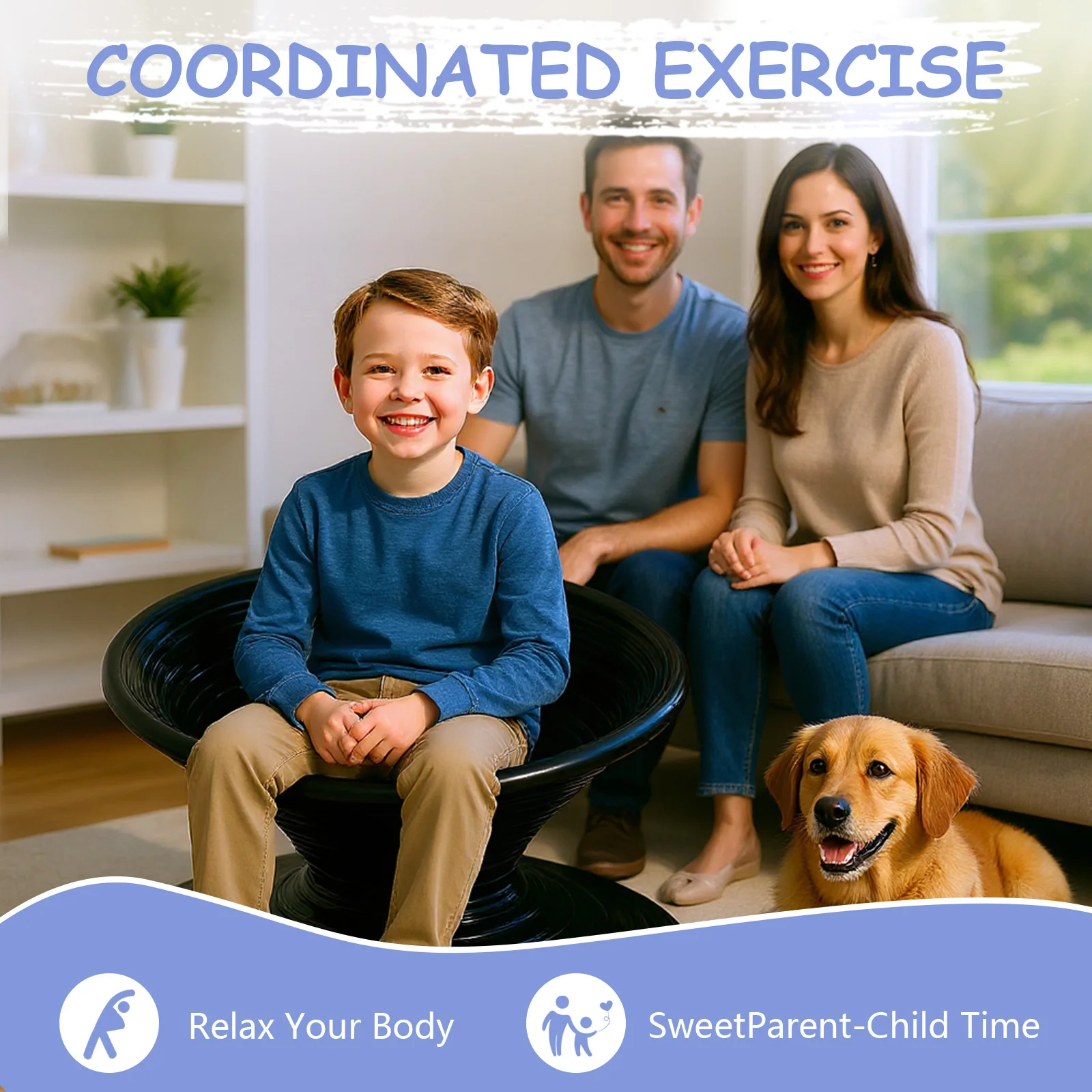 كرسي جيروسكوبي للأطفال يدور 360 درجة كرسي جيروسكوب دوار مقعد حسي دوار لمتعة الفناء الخلفي واللعب في الهواء الطلق