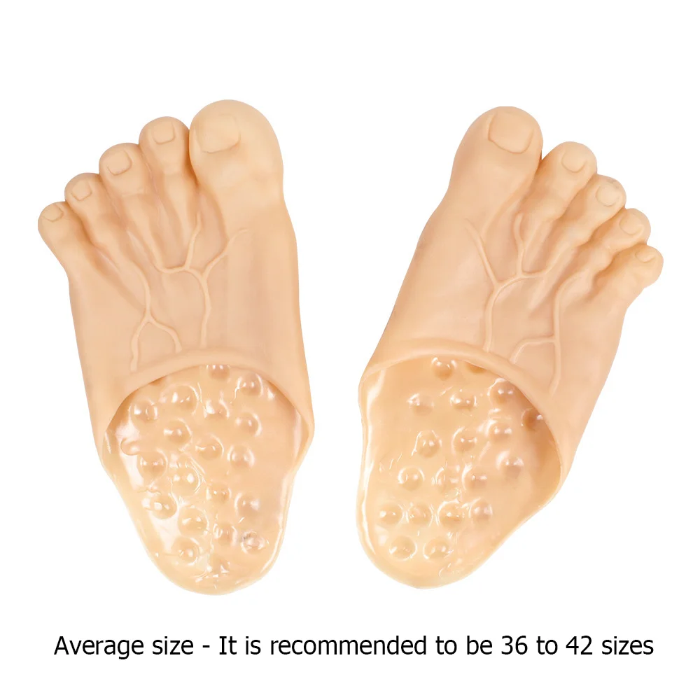 OPHIDIAN  Halloween cosplay: Funny slippers, toe pranks, big feet, bare feet, immortal props, snow monster feet