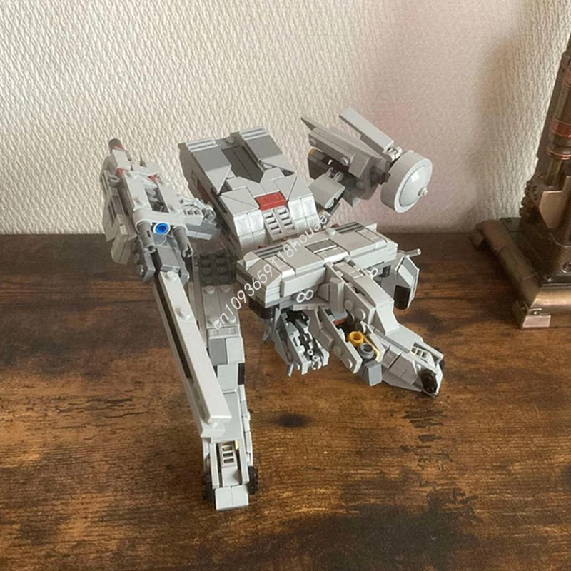 582PCS MOC Star Battle Metal Gear Rex GAMES Model Building Blocks Stacking Bricks Creative Toys Kid Gift Diy Educational