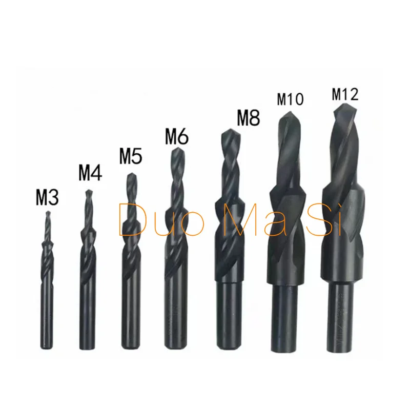 1PCS Counterbore Twist Step Drill 90/180 Gradi contenente cobalto HSS M3 M4 M5 M6 M8 M10 M12 Foratura dei metalli Smusso Step Drill