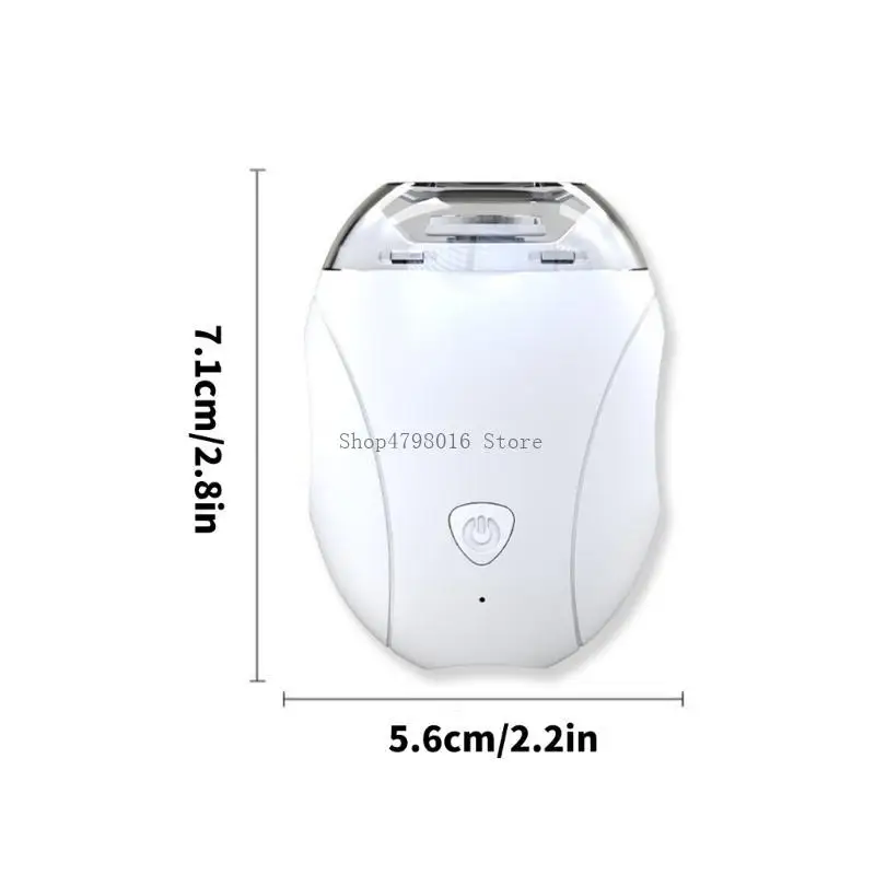 ميزة الضوء الليلي مطحنة الأظافر الكهربائية USB C شحن لرعاية الطفل الطفل