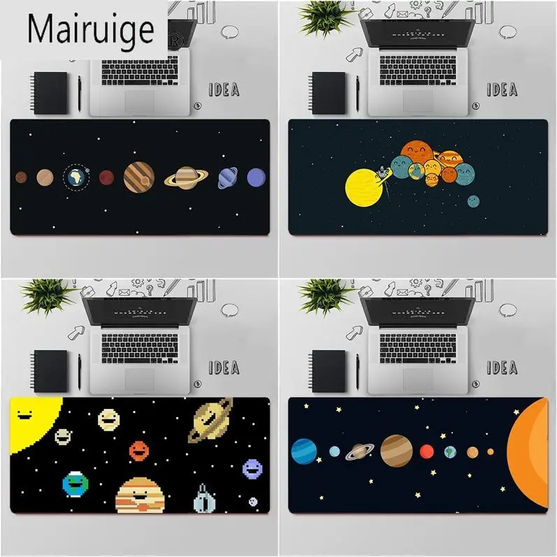 

Kawaii desk accessores solar system laptop gaming mouse pad large mouse pad keyboard pad joseph joestar mousepad